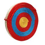 SOPOGER 20 Inches Traditional Archery Targets Solid Straw Round Pratice Large Targets Hand-Made for Kids Youth Adult Backyard Outdoor Hunting Shooting Practice (3 Layers)