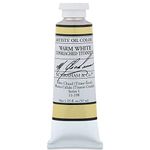 M. Graham & Co. Warm White-Unbleached Titanium Oil Paint, 1.25 Fl Oz (Pack of 1)