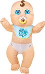 Rubie's Adult Inflatable Baby Costume (With Reversible Bib) for Themed Parties and Halloween, As Shown, One Size