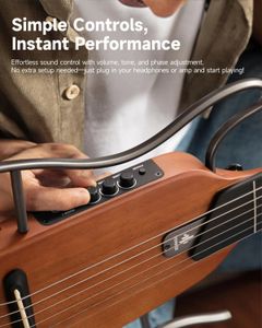 Donner HUSH-I Travel Guitar – Compact Silent Practice Instrument