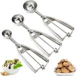 Ice Cream Scoop, 3Pcs Cookie Scoop 