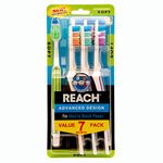 B07BCPMZX4 Reach Advanced Design Toothbrushes Soft 7 count