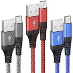 USB C Charger Cable,3Pack 1M Type C Charger Fast Charging USB to USB C Cable Compatible with iPhone 15,Samsung Galaxy S23/S22/S21/S20,Note 10/9/8,Huawei,HTC,LG,Moto,Google Pixel,Etc