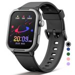 Mgaolo Kids Smart Watch,Fitness Tracker with Heart Rate Sleep Monitor for Boys Girls,Waterproof Activity Tracker Pedometer Step Counter for Android iPhone (Used Without app/Phone) (Black)