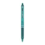 Pilot Frixion Clicker 0.7mm Fine Point Roller Ball Pen with Comfortable Dimpled Grip & Inbuild Eraser | Green Ink, 1 pcs