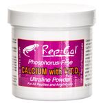 Rep-Cal SRP00200 Phosphorous-Free Calcium Ultrafine Powder Reptile/Amphibian Supplement with Vitamin D3