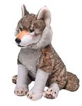 Wild Republic Artist Collection, Wolf, Gift for Kids, 15 inches, Plush Toy, Fill is Spun Recycled Water Bottles