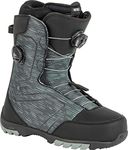 Nitro Men's Nitro Men's Sentinel '23 All Mountain Freestyle Quick Lacing System Cheap Snowboard Boot, Black, MP 27.5 // EU 42 US 9.5