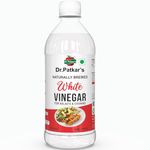 Dr. Patkar's 100% Natural Brewed White Vinegar for Salad Cooking | Cleaning Purpose | Flavoursome & Nutritious (500ml)