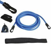 4M Swim Trainer Belt Swimming Resistance Tether Leash Pool Training Aid Harness (2X Blue)