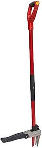WOLF-Garten IWA Garden Weeder Lawn Care Weeding Tool, Red, 121x7.75x3.75 cm