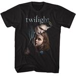 Twilight T Shirt Ed and Bella Adult Short Sleeve T Shirts Twilight Movies Graphic Tees, Black, XX-Large