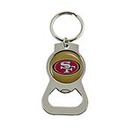 aminco NFL San Francisco 49ers Bottle Opener Keychain