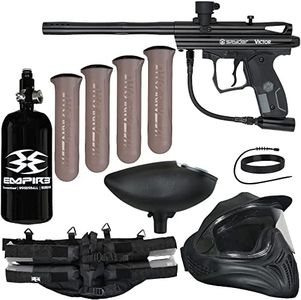 Action Village Kingman Spyder Victor Legendary Paintball Gun Package Kit (Gloss Black)