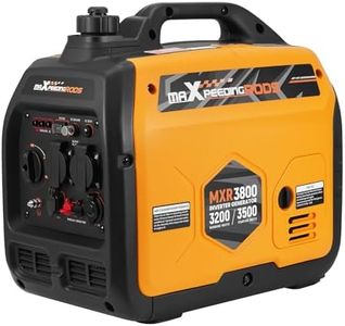 maXpeedingrods 3500W Inverter Stromerzeuger, Leicht und Mobil Benzin Notstromaggregat Stromgenerator, ECO-Modus mit 2x 230V / 2x USB / 1x 12V DC Steckdosen für RV Camping Festivals, Reise