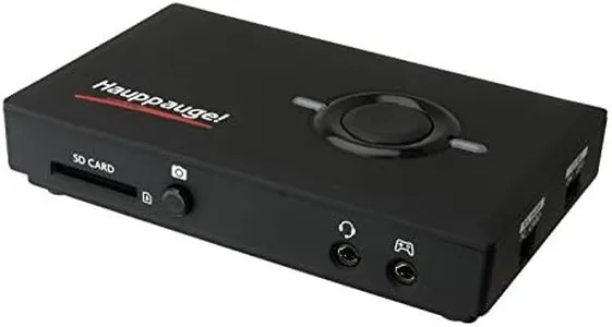 HAUPPAUGE HD PVR Pro 60 HD 4K in/Out 1080P 60fps Capture and Streaming PC Connected and Stand Alone for Zoom Skype YouTube Live and Twitch 1684