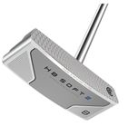 Cleveland Golf HB Soft 2 Putter (Model 8), Silver, 34", Center Shafted - Oversized Grip, Right Hand