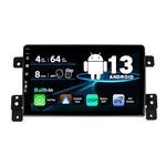 SXNAVI Android 12 IPS Double Din Car Stereo Fit Suzuki Grand Vitara (2005-2015) - Built-in Carplay/Android Auto/DSP - [4G+64G] - MIC + LED Camera - 9 Inch - Steering Wheel DAB 4G 360-Camera AHD WIFI