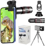 Phone Camera Lens Kit 28X Macro Lens for iPhone with E-Clip and Tripod, Suitable for Most Smartphones