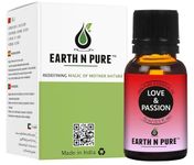 Earth N Pure Essential Oil Blend for Love & Passion | 15 ml | 100% Pure Therapeutic Grade Blend | For Romance, Positivity, Relaxation, Diffuser, Bath & Massage