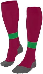 FALKE Women's RU Compression Running Socks, Red, 8-10.5