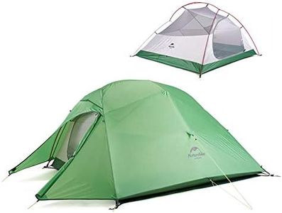 Naturehike Cloud-up 3 Ultraleggero Tenda da Campeggio per 3 Persone - Impermeabile Doppio Strato Tenda per Backpacking 4 Stagioni(Verde)