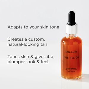 Tan-Luxe THE BODY Self Tan Drops Light/Medium 50ml – Vegan, Cruelty-Free
