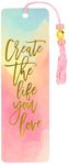 Watercolor Sunset Beaded Bookmark