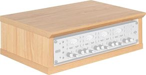 Gator Frameworks Elite Furniture Series 2U Desktop Studio Rack in Natural Maple Matte Finish (GFW-ELITERK-2U-MPL)