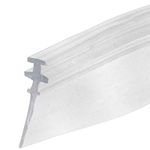 Double T Shower Door Bottom Seal and Sweep Water Guard Rubber Vinyl Strip 36 inch, by FilterMee