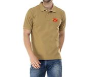 India Post T-Shirt | Post Office T-Shirt in Brown Colour with New Logo | Brown T-Shirt