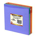 Hygloss 250 Sheets Paper Cube, 10 Each, 5 by 5-Inch