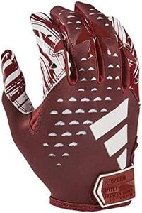 adidas Adizero 13 - Guantes para receptor de fútbol, color granate/blanco, talla XL