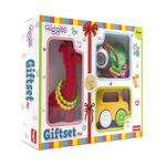 Funskool Giggles - Gift Set Mini, Multicolour Baby Toy Gift Set for New Born, Rattle,Teether,Vehicle, 6 Months & Above, Infant Toys