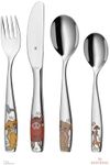 WMF The Lion King Children's Crockery, 4 Pieces, for Ages 3 and Above, Polished Stainless Steel, Dishwasher-Safe., Stainless Steel, Silver, 21.3 x 15.5 x 2.5 cm