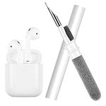 Wilbeva Cleaner Kit for Airpods, Bluetooth Earbuds Cleaning Pen for Airpods Pro 1 2 3 Samsung MI Android Earbuds, 3 in 1 Compact Multifunctional Headphones Case Cleaning Tools with Soft Brush