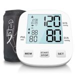 BP Machine Blood Pressure Monitors CE Approved UK,Upper Arm Digital Blood Pressure Machine with Adjustable Extra Large Cuff, HOLFENRY Blood Pressure Monitor Wrist For Adult Elder At Home or Travel Use