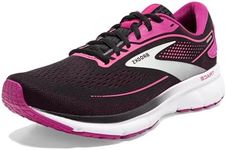 Brooks Women's Trace 2 Running Shoe, Black Festival Fuchsia Pink Fl, 7 UK