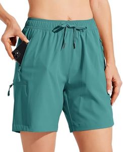 Willit Women's Shorts Hiking Cargo Shorts Quick Dry Golf Active Athletic Shorts 7" Lightweight Summer Shorts with Pockets Lakeshore 3XL