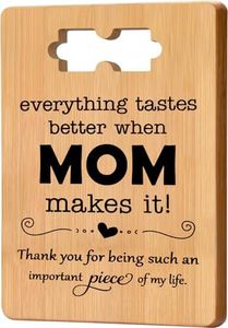 Gifts for Mom, Cutting Board Gifts for Mom from Daughter Son, Birthday Gifts for Mom Best Mom Ever Gifts for Mother, Unique Mothers Day Gifts for Mom Thank You Gifts for Mom Cutting Board Kitchen Gift