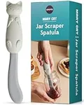 OTOTO Jar Scraper Spatula - Silicone Scraper, Cute Kitchen Accessories, Unique Fun Cooking Kitchen Gadgets for Foodies - BPA-free & 100% Food Safe (Mary Cat)