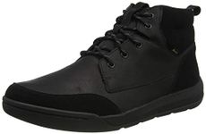 Clarks Men's Ashcombe Higtx Snow Boot, Black Wlined Lea, 8.5 UK