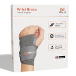 Wrist Band for Men & Women – Adjustable Wrist Support for Pain Relief, Wrist Brace with Thumb Support, Wrist Band for Women Gym, Wrist Band for Pain Relief, Wrist Brace for Men, Wrist Belt for Gym