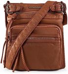 Montana West Crossbody Bags for Women Shoulder Purse and handbags Medium Multi Pocket Travel Bag,MWC-201CM