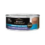 Purina Pro Plan Focus Adult Urinary Tract Health Formula Turkey & Giblets Entree Cat Food, 156g, Brown , 24 Count (Pack of 1)