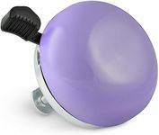 MARQUE Beach Cruiser Bike Bell – Classic Bicycle Bell Design for Adults and Kids with Traditional Ring Sound (Purple)