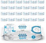Juniper CLEAN, 24 Pack Hand Sanitizing Wipes, 1728 Count Disposable Hand Sanitizer Wipes, Fresh Scent, Lint Free & Durable
