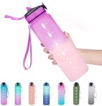 EYQ 32 oz Water Bottle with Time Ma