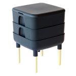 FCMP Outdoor - The Essential Living Composter, 2-Tray Worm Composter, Black