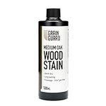 GRAIN GUARD Wood Stain | Medium Oak | Water Based & Low Odour | Easy Application | Quick Drying | 500ml